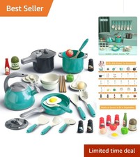 Realistic 32-Piece Cooking Playset for Toddlers - Enhance Imagination Skills