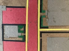 Very Beautiful Collage XXth 1950 American School To Identify Mixed Media Art