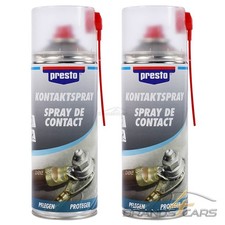 2x 400ml PRESTO KONTAKTSPRAY KONTAKTREINIGER ELEKTROSPRAY 157141