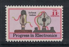 Scott C86- De Forest Audions, Electronics- MNH 11c 1973- unused mint AIRMAIL