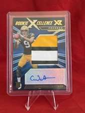 2022 Panini XR Rookie Xcellence Blue Autograph Christian Watson 10/49 Packers
