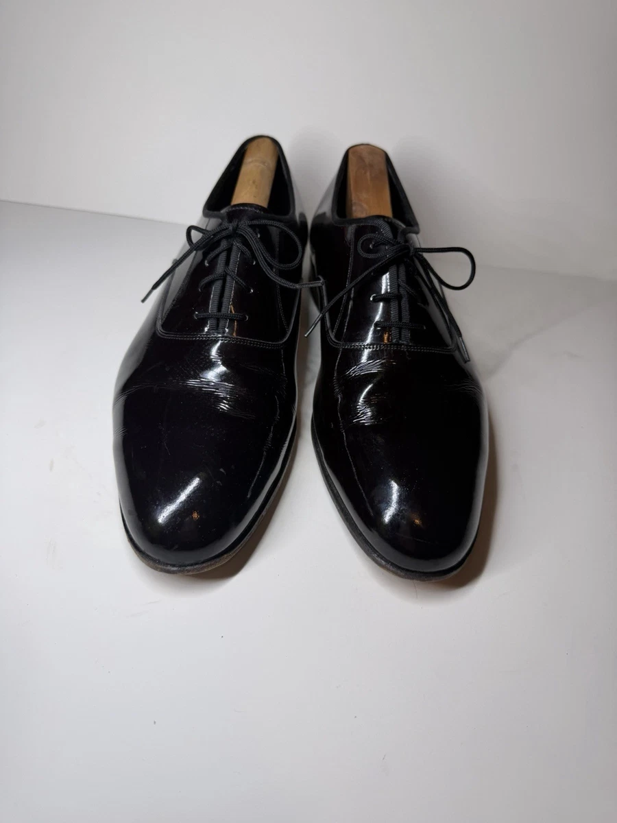Oxford Florsheim Patent Leather Dress Shoes for Men for sale  display picture 1