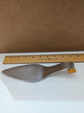 MCM Chase USA Chrom & Butterscotch Bakelit Kuchen/Tortenheber