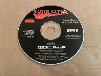 Sega Mega Drive Soul Star Demo Only Pal Version Fast Despatch Next Day