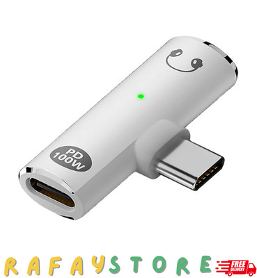 C66 USB 3.1 Typ C Stecker auf Buchse +Klinke Jack AUX 3,5mm Buchse Audio Adapter