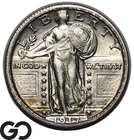 1917-S Standing Liberty Quarter Type 2, Choice AU++/Unc Better Date