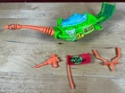TMNT Vtg 1991 Turtle Tank Vehicle Parts Lot Turret Gun Shell Crackin’ Flag Bars