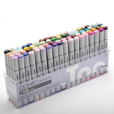 Copic Sketch Marker 72 Color Set E Type Premium Dual-Tip Design