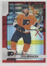 2017-18 O-Pee-Chee Platinum Red Prism 39/199 Jakub Voracek #43 a3q