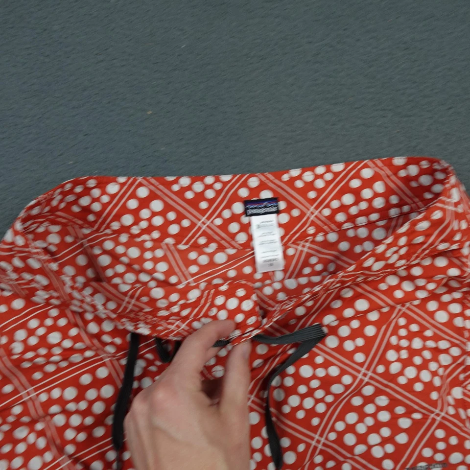 Pantalones Cortos Patagonia Wavefarer Para Mujer 10 Lunares Rojos Natación Nylon Cordón Foto 3 de 4