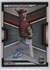 2023 Panini Elite Extra Edition Signatures Yu-Min Lin #120 Auto 0hv6