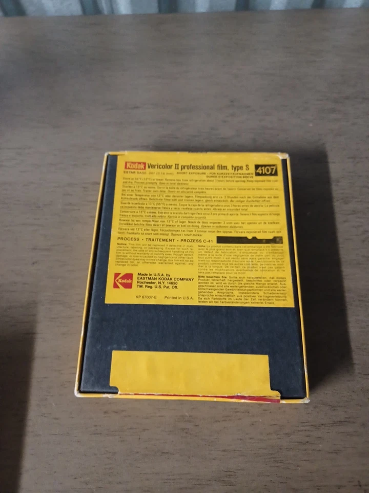 Kodak Vericolor II Professional Type S Film 4 x 5 4107 Open Box About 8 Sheets. - Image 4 of 4
