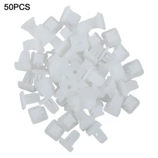 50pcs Squares Fasteners Retainer Fender Car Door Trim Panel Push Rivet Clips Use