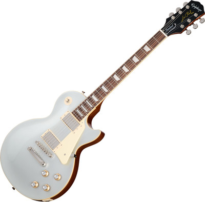 Epiphone Les Paul Standard 60s Silver Mist E-Gitarre ProBucker Premium Gigbag