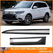 Left Front Rear Door Lower Molding Trim Covers For 2014-20 Mitsubishi Outlander