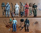 GI Joe 3.75" 25th Anniversary Lot Of 6 Action Figures With Accessories A1 Hasbro