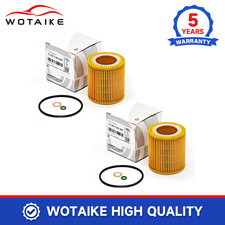 2X Fit for BMW Engine Oil Filter to suit engi...
