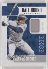 2020 Panini Absolute Hall Bound Materials Alex Rodriguez #HBM-AR 03xg