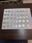 1956 (PHILADELPHIA MINT) WASHINGTON SILVER QUARTERS 40 COIN ROLL