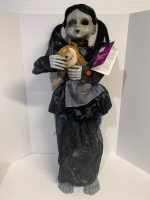 Halloween Classics Animated Scary LED Creepy Haunted Doll