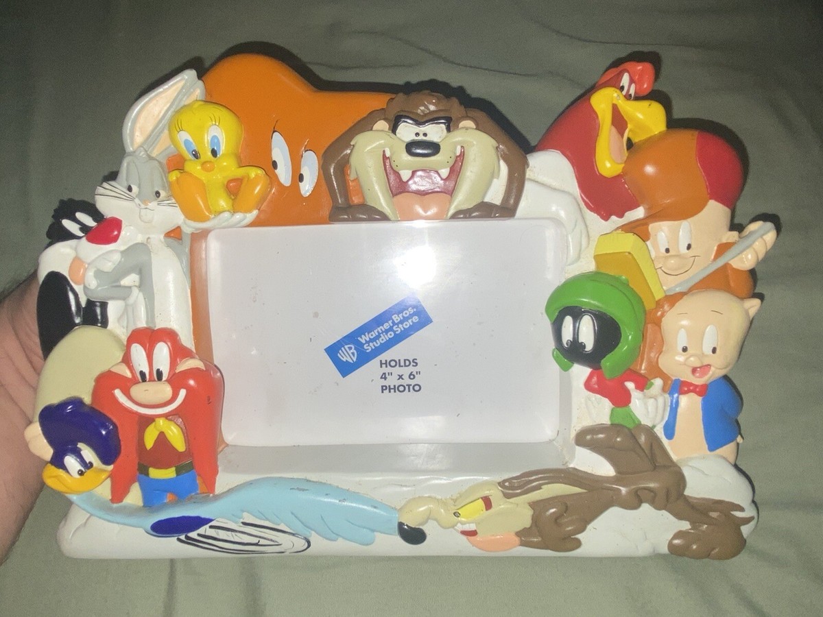 1999 Looney Tunes Picture Frame Warner Bros Store New Rare