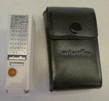 Minolta Duofit S Film Camera Flashgun for 16 Camera w/ Black Snap Closure Case B