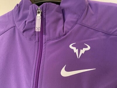 1 NIKE RAFAEL RAFA NADAL PINK OR PURPLE JACKET US OPEN WINDBREAKER