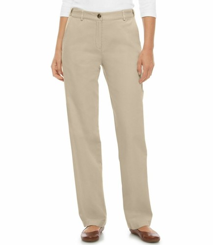 LL Bean Womens 8P Bayside Twill Pants 