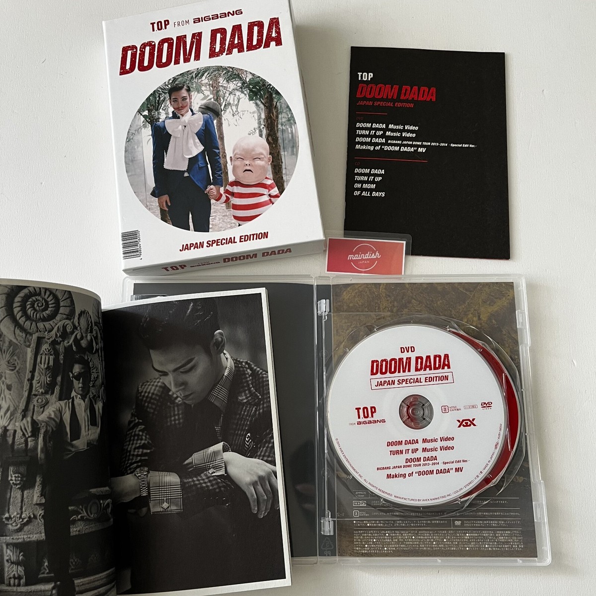 TOP DOOM DADA JAPAN SPECIAL EDITION T.O.P Doom Dada CD+DVD Japan Special Edition BIG BANG | eBay