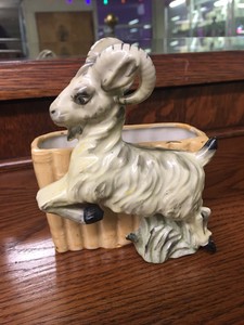 Vintage-Goat-Planter-Ceramic-5-034-x-4-1-4-034
