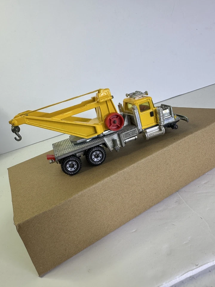 Camión de remolque de juguete fundido a presión SIKU Yellow Mack PS315 de colección de los años 80 - con Alemania (ver foto) Foto 4 de 4