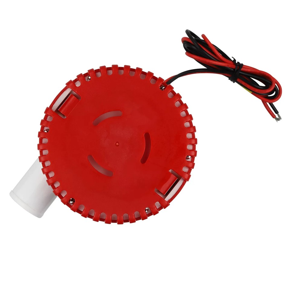 2000 GPH 12V Submersible Bilge Pump For Boats & Marine Use - Heavy Duty, Automatic