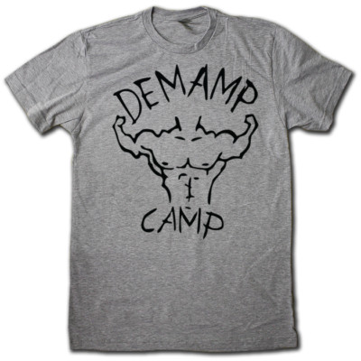 Demamp Camp Workout T-Shirt - Workaholics Adam Blake & Ders Weightlifting Tee