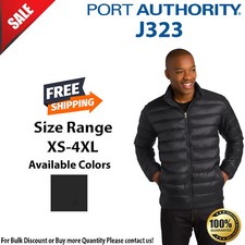 Port Authority Mens Long Sleeve Weather Fighter Down Jacket With Pockets J323