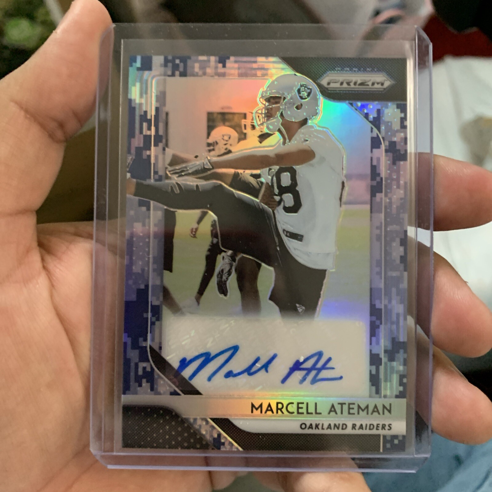 Marcell Ateman Panini Prizm Rookie Autographs #MA Camo