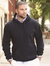 J. America SUPER WARM Premium Hooded Sweatshirt | Black | Free Shipping!!