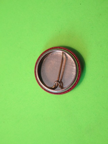 VINTAGE JAMES IS NOT A PERSON 1" BADGE BUTTON PINBACK NEW WAVE rock - Picture 2 of 2