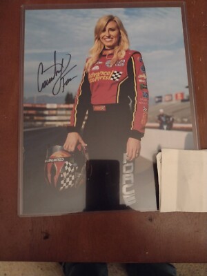  NHRA  COURTNEY FORCE AUTOGRAPH   WITH BECKETT COA    