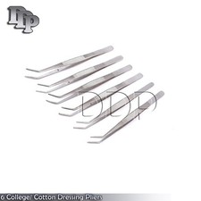 6 College/ Cotton Dressing Pliers 6" Dental Instruments
