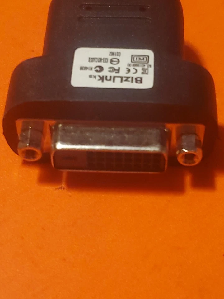 BizLink KS10009-173 DisplayPort to DVI Adapter Cable Dell HP Nvidia DP To DVI - Image 2 of 3