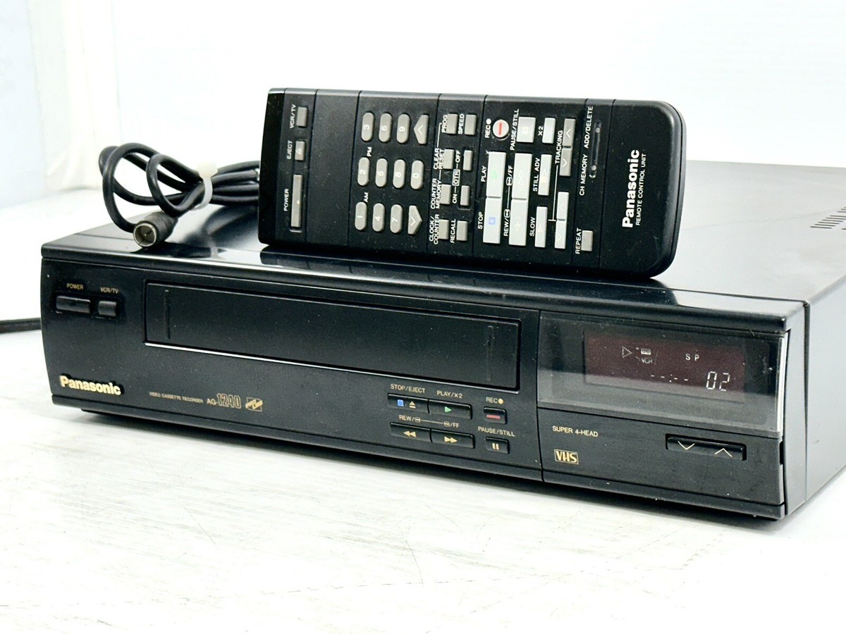 Panasonic AG-1240 4 Head Pro Line Video Cassette Recorder Vcr With
