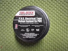 New ! 2PK TOOL BENCH HARDWARE P.V.C. ELECTRICAL TAPE Black Color