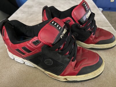 Osiris G3L Skate Shoes - Rare - US13 - Red/Black/White - Used Good Cond