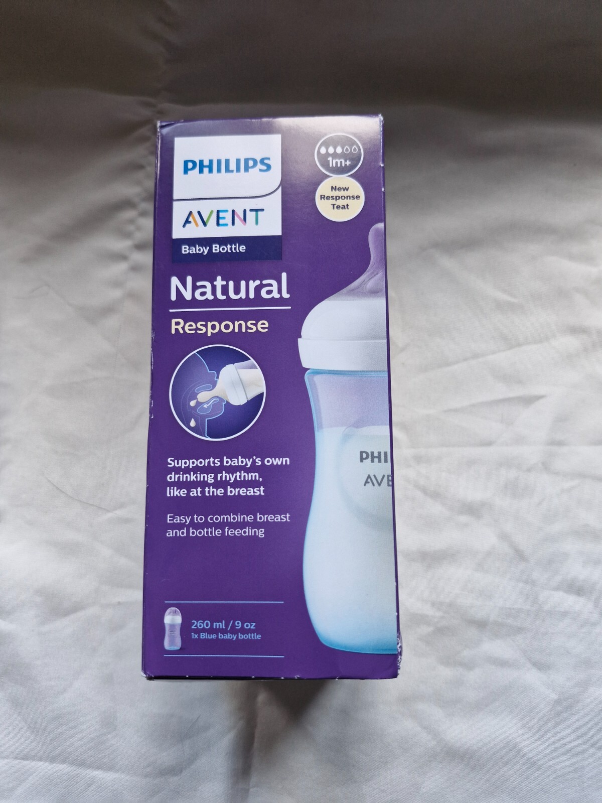 Philips Avent Natural Response 3.0 Bottle Blue 260ml