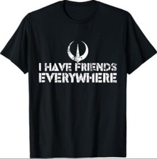 Retro I Have Friends Everywhere Andor Inspired Minimalist T-Shirt