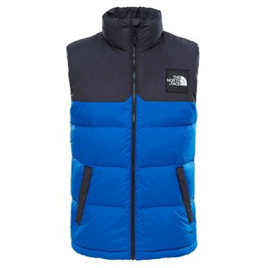 north face jacket black and blue