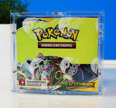 Acryl Schutzbox für Pokemon Drachenwandel / Evolving Skies Display NEU
