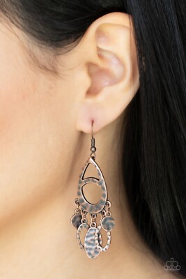 Paparazzi ~ PLAINS Jane Copper Earrings ~  NEW RELEASE  ~ WOW