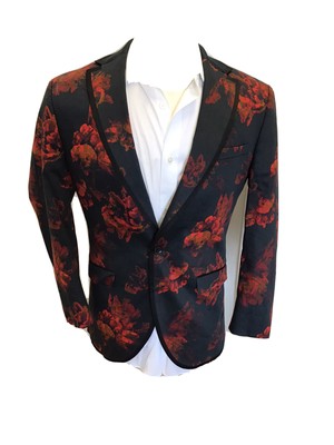 topman black blazer