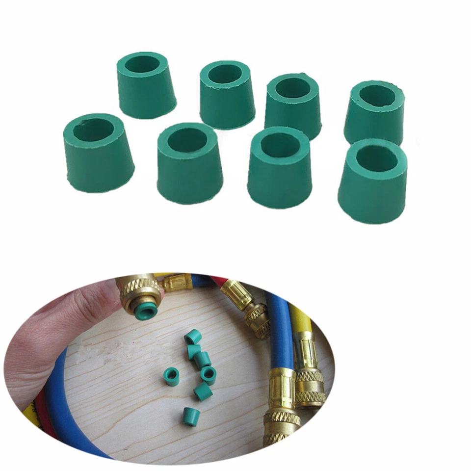 50pcs A/C 1/4" Charging Hose Manifold Repair Sealing O-ring Gasket Replacement — 第 4/4 张图片